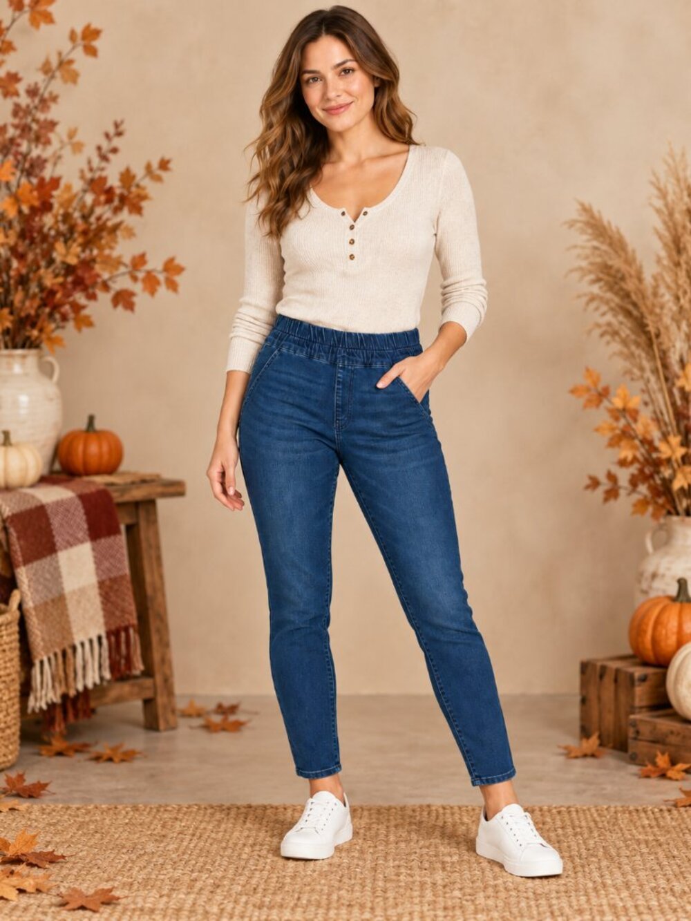 Juicy Couture Pull-On Skinny Jeans Size 27 Dark Wash Stretch Denim